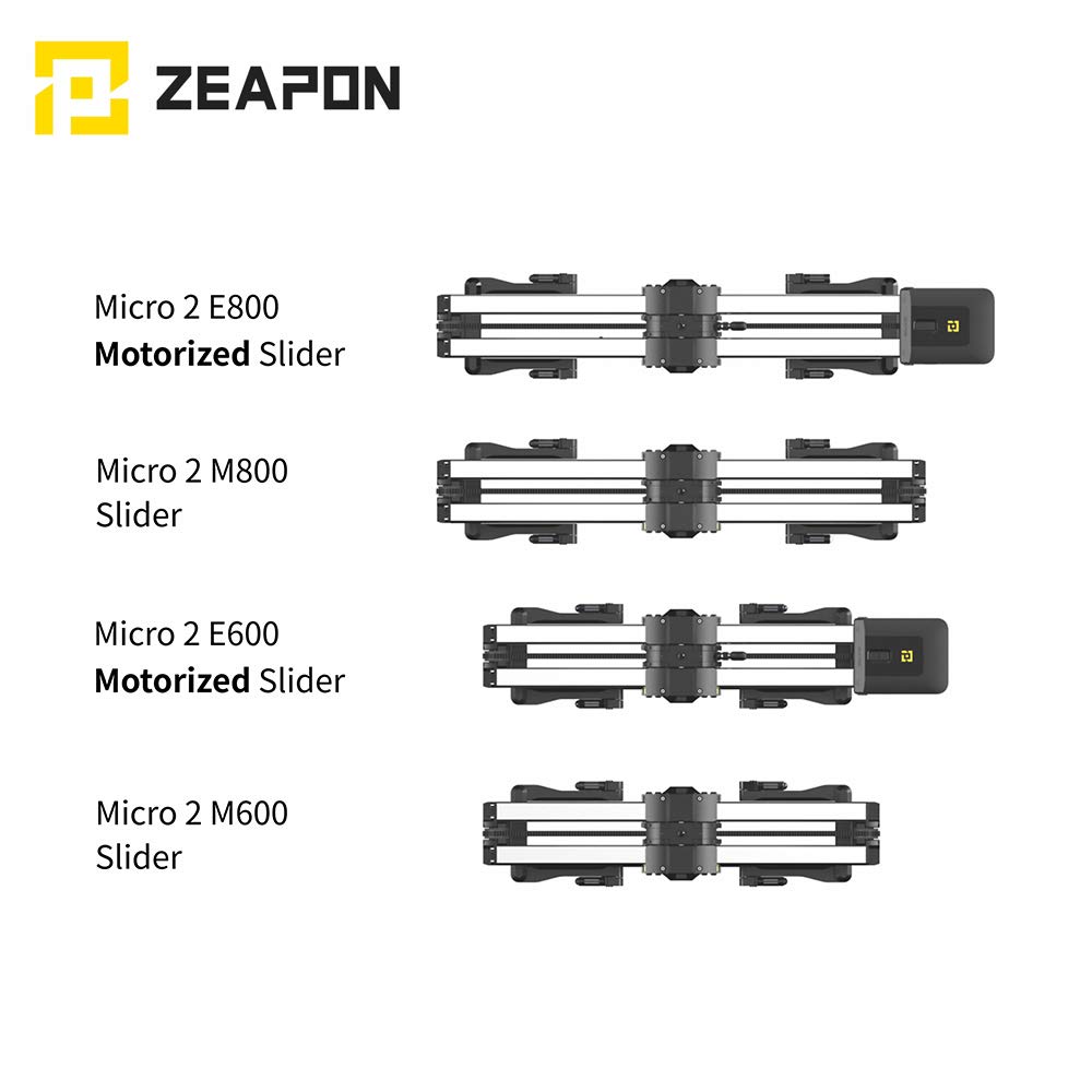 ZEAPON 電動スライダー micro2 E600 Zeapon Micro 2 E600 電動スライダー ベアリング付き 2倍の可動